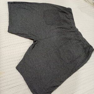 HOUSE 100% COTTON BLUE/GREY MEN SHORTS SIZE 38 WITH DRAWSTRING
